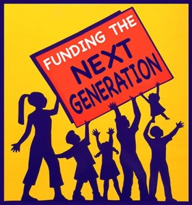 Funding the Next Generation logo